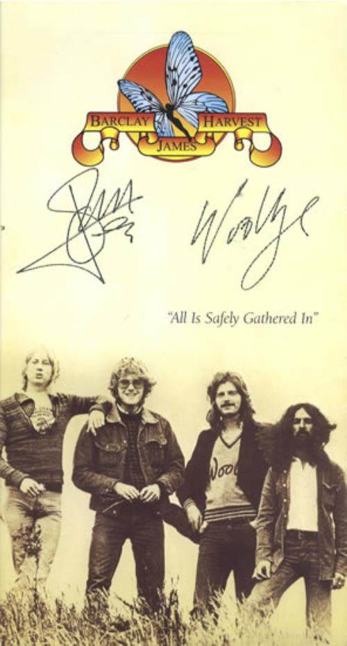 Barclay James Harvest All Is Safely Gathered In - Autographed UK 5